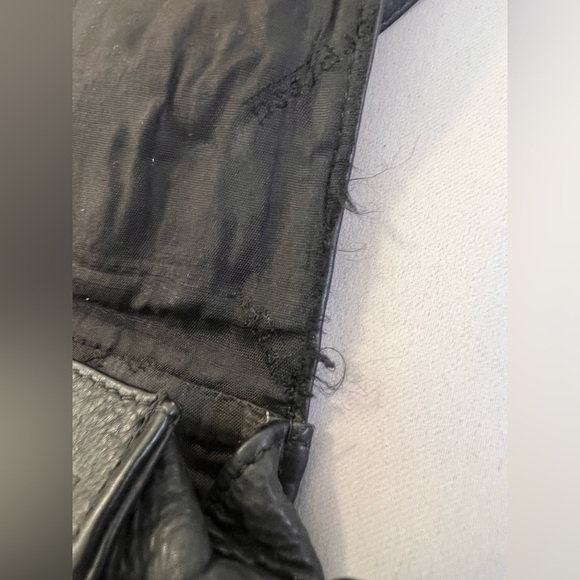 Sorpresa! Black Leather Crossbody Shoulder Purse Bag Studded Boho - Picture 6 of 10